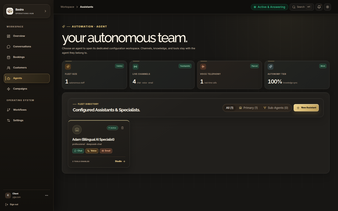 Basira Agent Hub Configuration