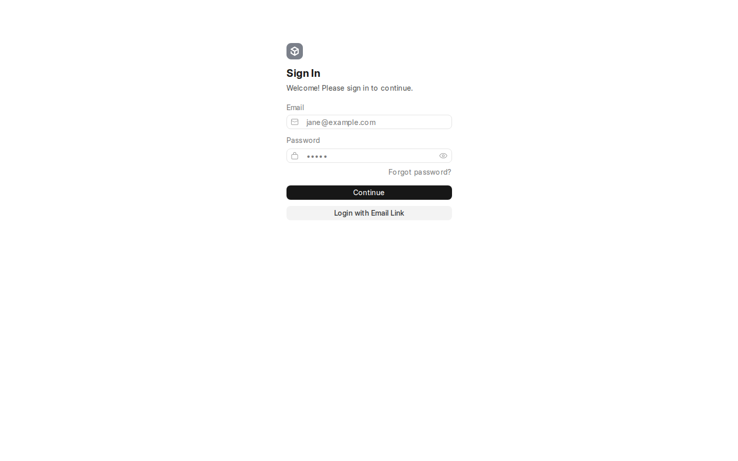 Sovereign Login & Authentication Portal